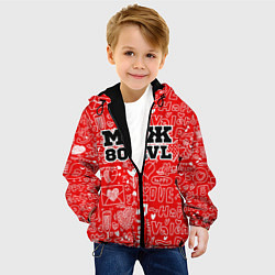 Куртка с капюшоном детская Муж 80 LVL, цвет: 3D-черный — фото 2