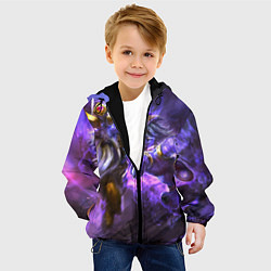 Куртка с капюшоном детская Dark Seer, цвет: 3D-черный — фото 2