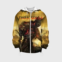 Куртка с капюшоном детская Dark Souls: Braveheart, цвет: 3D-белый