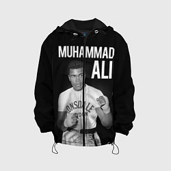Куртка с капюшоном детская Muhammad Ali, цвет: 3D-черный