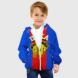 Куртка с капюшоном детская ФК ЦСКА, цвет: 3D-белый — фото 2