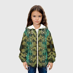Куртка с капюшоном детская Крокодил, цвет: 3D-белый — фото 2
