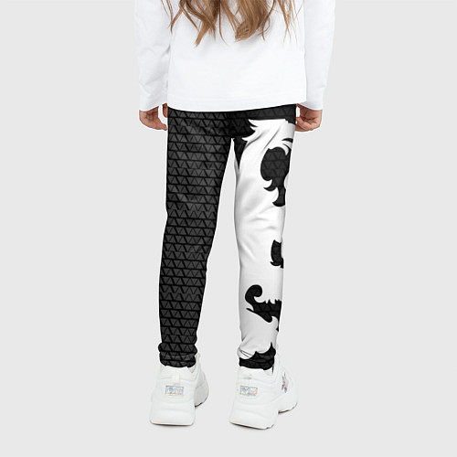 Детские легинсы Russia: Dark Sport / 3D-принт – фото 4