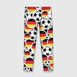 Леггинсы для девочки Германия: футбольный фанат, цвет: 3D-принт