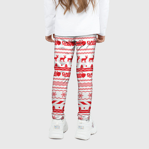 Детские легинсы Clash of Clans: NY Pattern / 3D-принт – фото 4