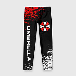 Леггинсы для девочки UMBRELLA CORPORATION, цвет: 3D-принт