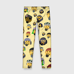 Детские легинсы Thinking emoji skins