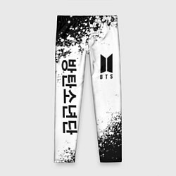 Леггинсы для девочки BTS, цвет: 3D-принт