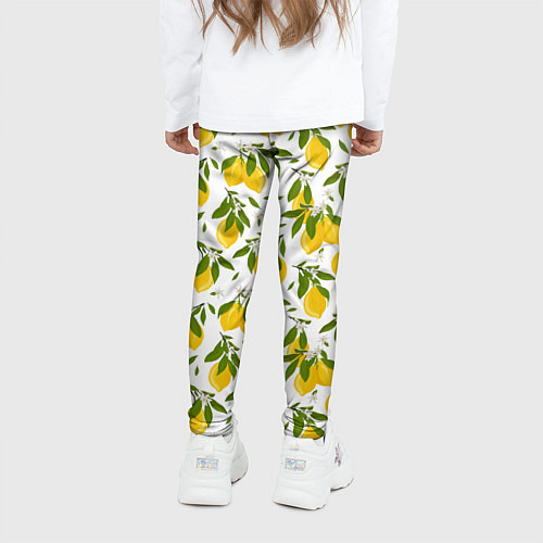 Детские легинсы Лимоны / 3D-принт – фото 4