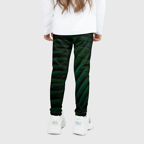 Детские легинсы Пальмовые листья / 3D-принт – фото 4