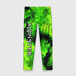 Леггинсы для девочки MONSTER ENERGY, цвет: 3D-принт
