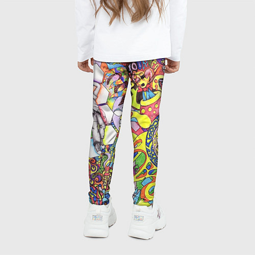 Детские легинсы ПСИХОДЕЛИКА PSYHODELICA / 3D-принт – фото 4