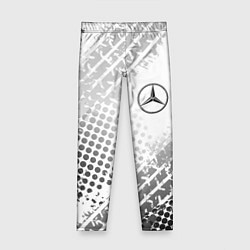 Леггинсы для девочки Mercedes-Benz, цвет: 3D-принт