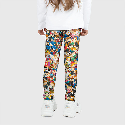Детские легинсы Медсестра АнтиПсихоВирус / 3D-принт – фото 4