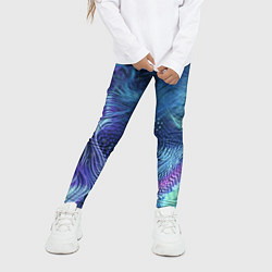 Леггинсы для девочки Абстракция, цвет: 3D-принт — фото 2