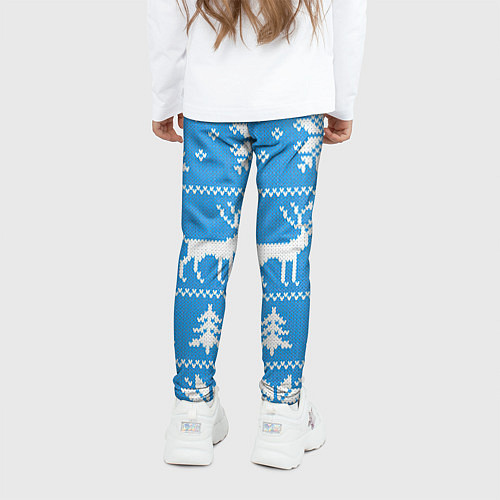 Детские легинсы Зимняя ночь / 3D-принт – фото 4