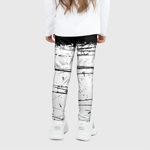 Детские легинсы ИСПАЧКАННЫЙ КРАСКОЙ / 3D-принт – фото 4
