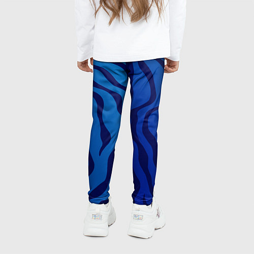 Детские легинсы ВОДЯНОЙ ТИГР СИМВОЛ 2022 / 3D-принт – фото 4