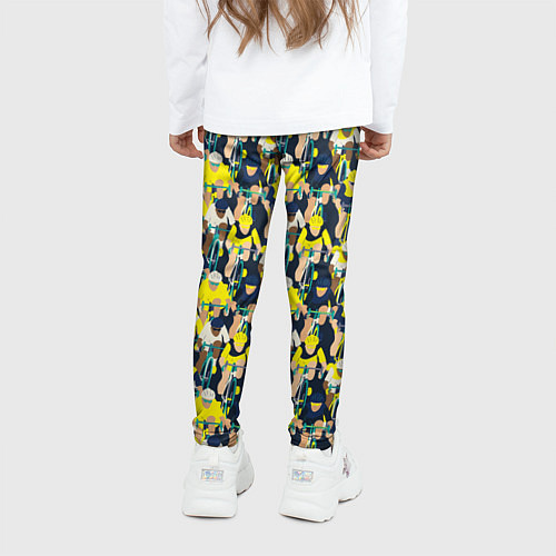 Детские легинсы Велоспорт гонка / 3D-принт – фото 4