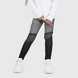 Леггинсы для девочки Peugeot 308 геометрия, цвет: 3D-принт — фото 2