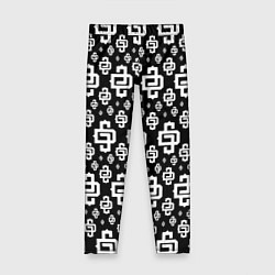 Леггинсы для девочки Black Pattern Dope Camo Dope Street Market, цвет: 3D-принт