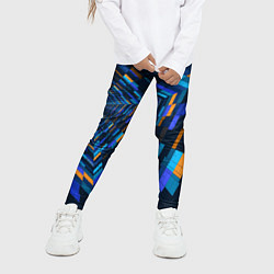 Леггинсы для девочки Geometric pattern Fashion Vanguard, цвет: 3D-принт — фото 2