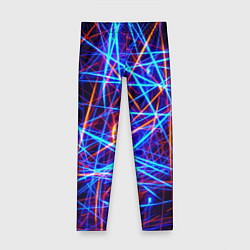 Леггинсы для девочки Neon pattern Fashion 2055, цвет: 3D-принт