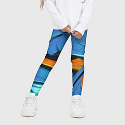Леггинсы для девочки Abstraction Fashion 2037, цвет: 3D-принт — фото 2