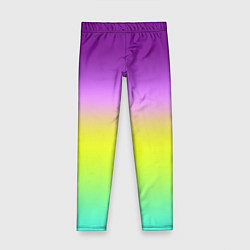Леггинсы для девочки Multicolored Ombre gradient, цвет: 3D-принт