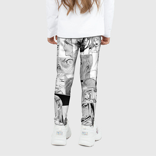 Детские легинсы Волна слушай меня паттерн / 3D-принт – фото 4