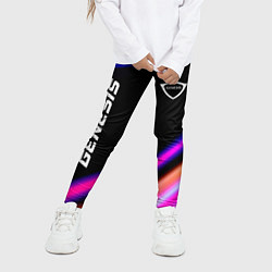 Леггинсы для девочки Genesis speed lights, цвет: 3D-принт — фото 2