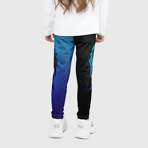 Детские легинсы Крылья инь янь / 3D-принт – фото 4