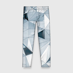 Леггинсы для девочки Множество треугольников - Абстрактная броня, цвет: 3D-принт