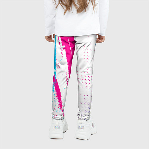 Детские легинсы Hunter x Hunter neon gradient style: по-вертикали / 3D-принт – фото 4