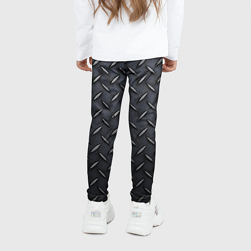 Детские легинсы Рифленая сталь / 3D-принт – фото 4
