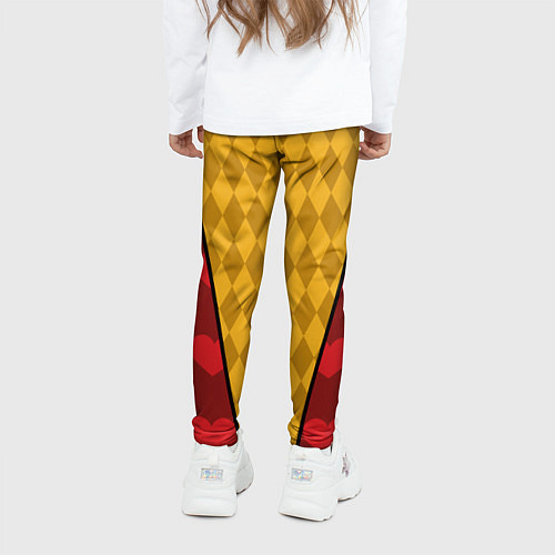 Детские легинсы Червонная королева Низ костюма / 3D-принт – фото 4