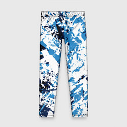 Леггинсы для девочки Взрыв гжели, цвет: 3D-принт