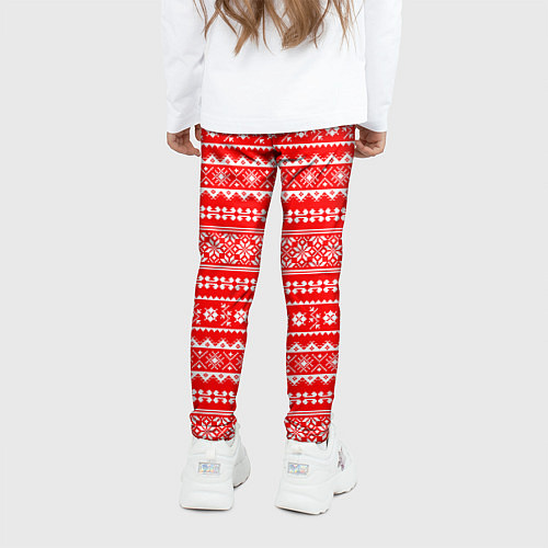 Детские легинсы Jacquard pattern / 3D-принт – фото 4