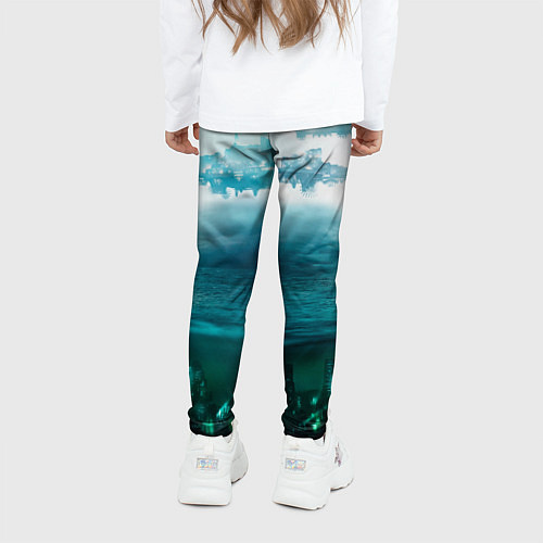 Детские легинсы Биошoк / 3D-принт – фото 4