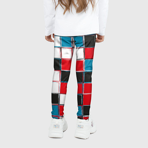 Детские легинсы Разнообразные стеклянные фигуры / 3D-принт – фото 4