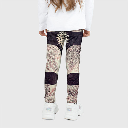 Детские легинсы Abstract of fingerprint / 3D-принт – фото 4