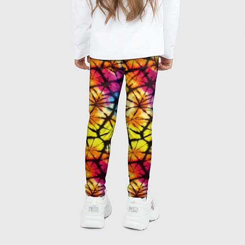 Детские легинсы Радужный тай-дай / 3D-принт – фото 4
