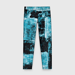 Детские легинсы Голубой абстракт
