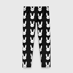 Детские легинсы Bunny pattern black