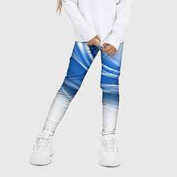 Леггинсы для девочки Ледяной поток ветра, цвет: 3D-принт — фото 2