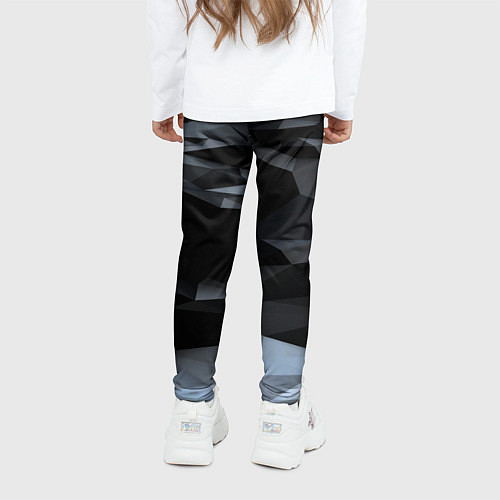 Детские легинсы Хромированные осколки броня / 3D-принт – фото 4