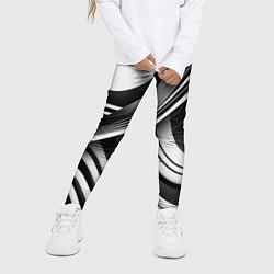 Леггинсы для девочки Разводы, цвет: 3D-принт — фото 2