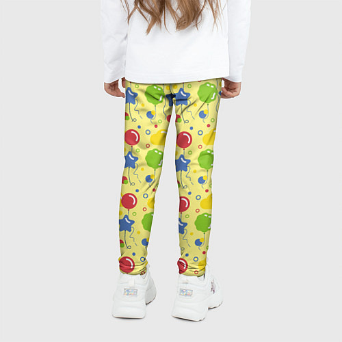 Детские легинсы Яркий праздник / 3D-принт – фото 4