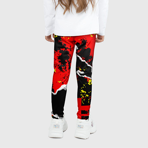Детские легинсы ФК Манчестер Юнайтед команда / 3D-принт – фото 4