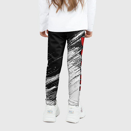 Детские легинсы Ducati - потертости краски / 3D-принт – фото 4